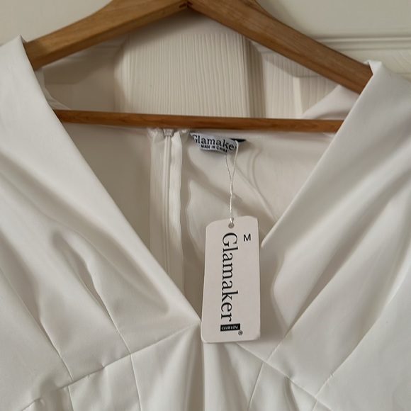 White long sleeve dress - Picture 2 of 2